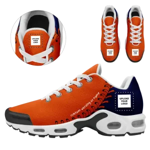 Personalized Bright colors Sneakers, Custom Pumpkin color Shoes, Unisex Sport Shoes,TN-23020091