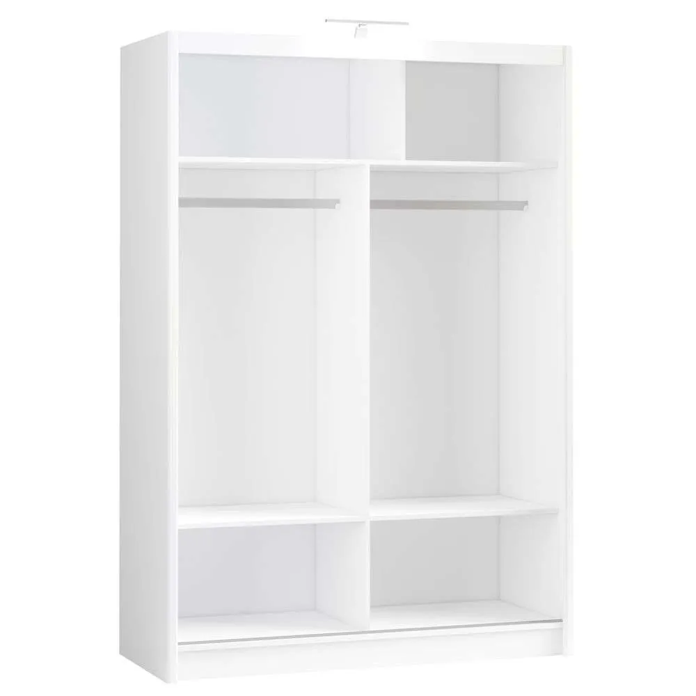 Piper 150cm Sliding Door Wardrobe White