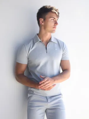 Positano Polo Shirt - Light Grey