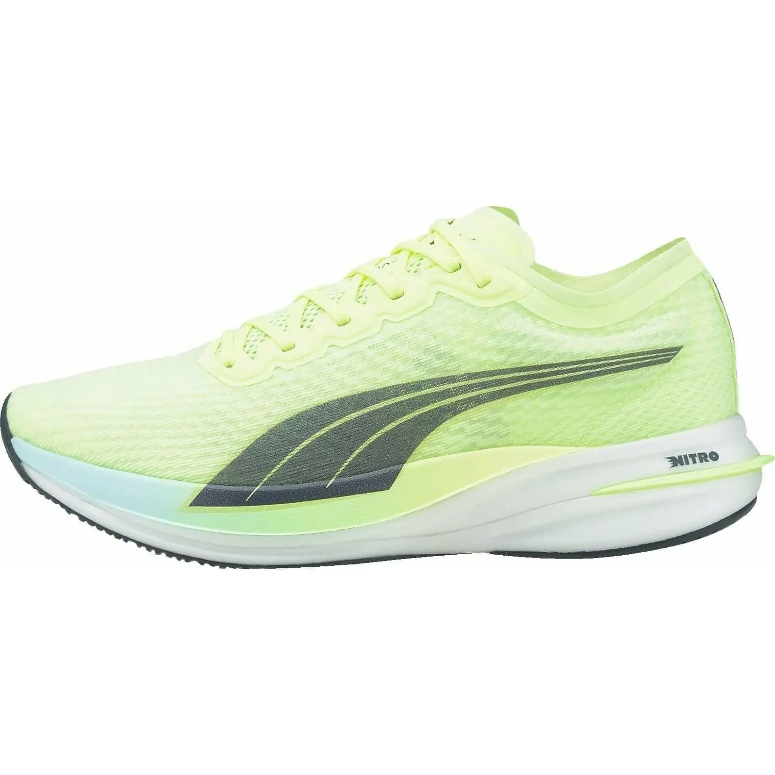 Puma Deviate Nitro Mens Running Shoes - Yellow