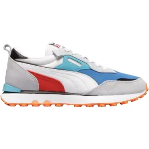 Puma Men's Rider FV Future Vintage Shoes - White / Royal Blue / Red