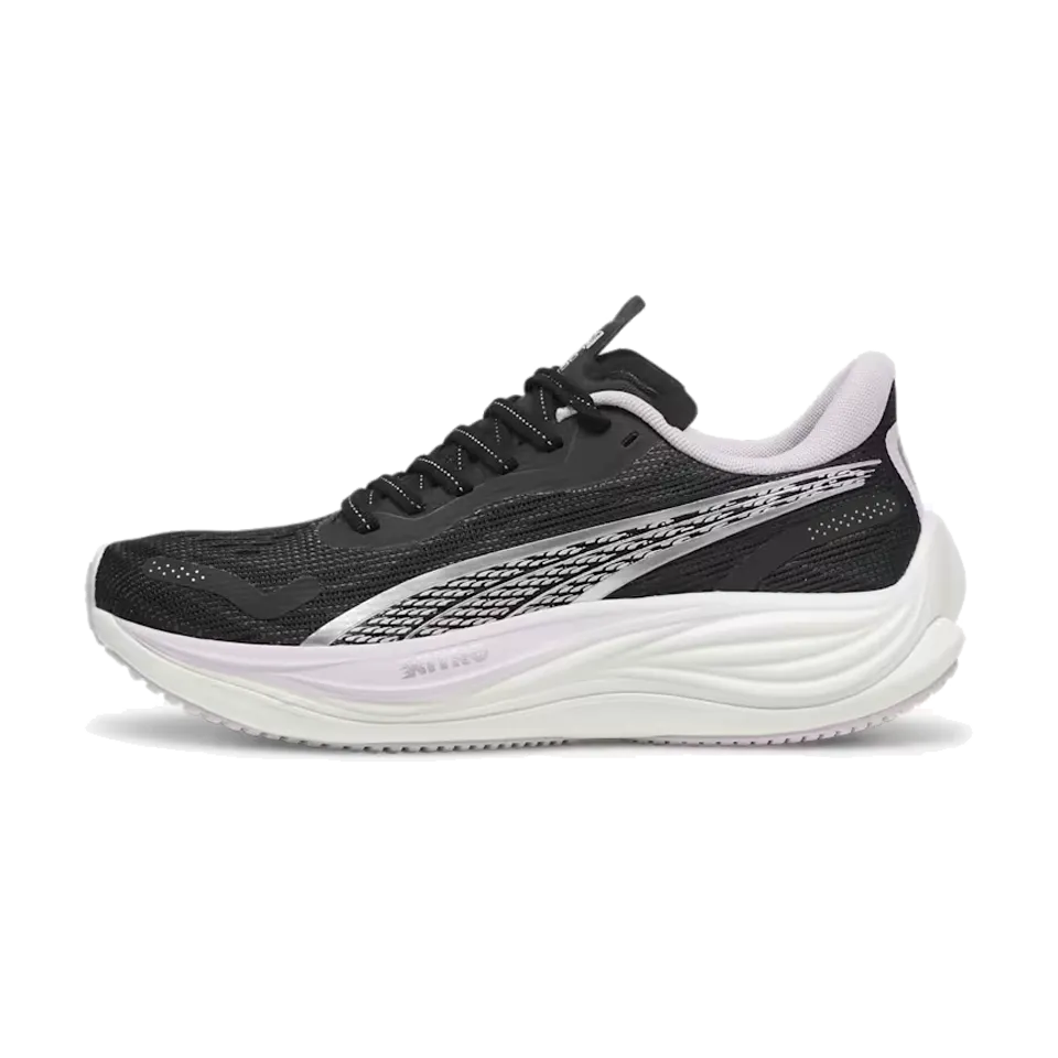 PUMA Women's Velocity NITRO 3 PUMA Black/PUMA Silver/Grape Mist