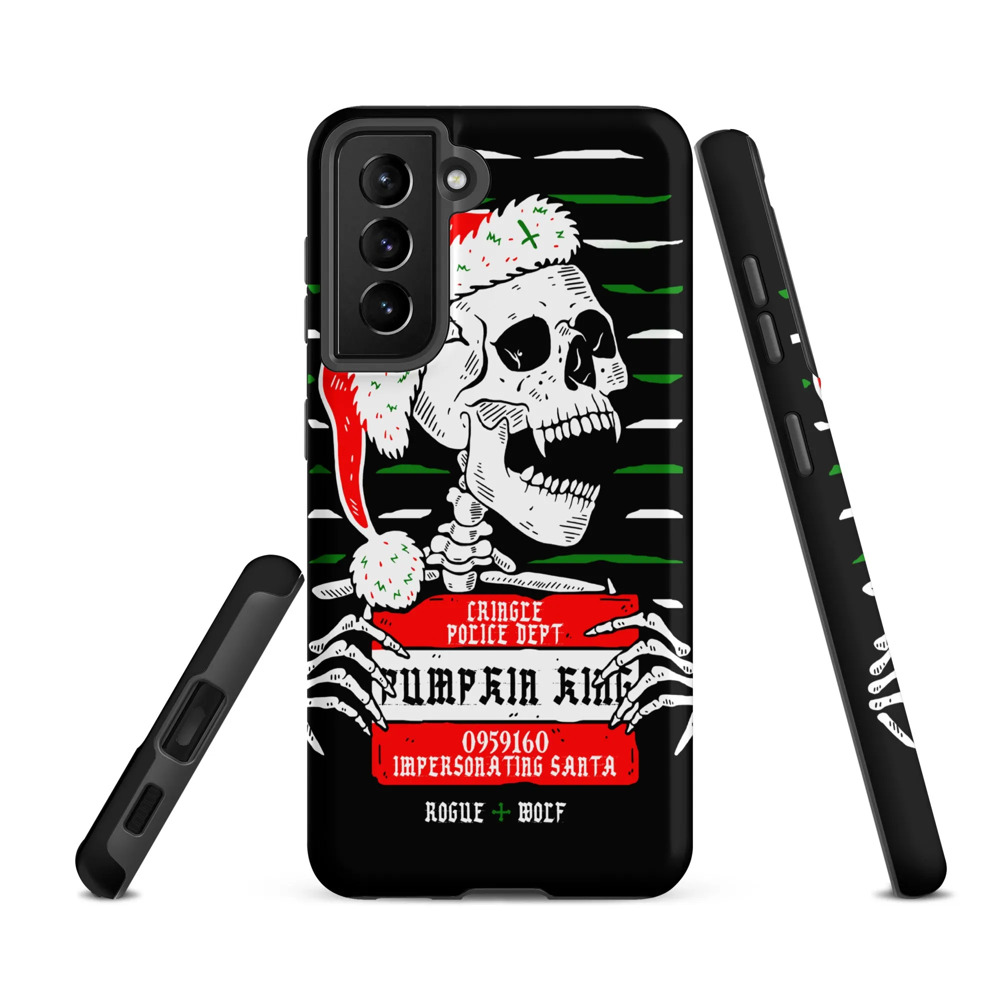 Pumpkin King Tough Phone Case for Samsung - Xmas Goth Anti-scratch Cover Witchy Christmas Gothic Gifts