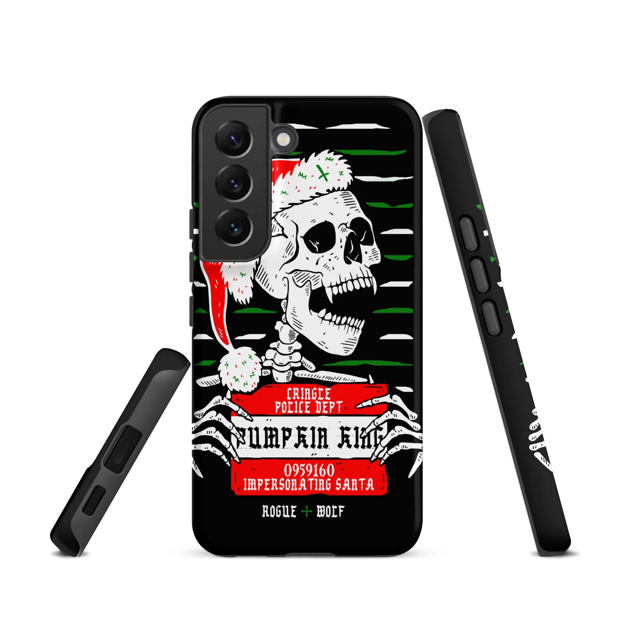 Pumpkin King Tough Phone Case for Samsung - Xmas Goth Anti-scratch Cover Witchy Christmas Gothic Gifts