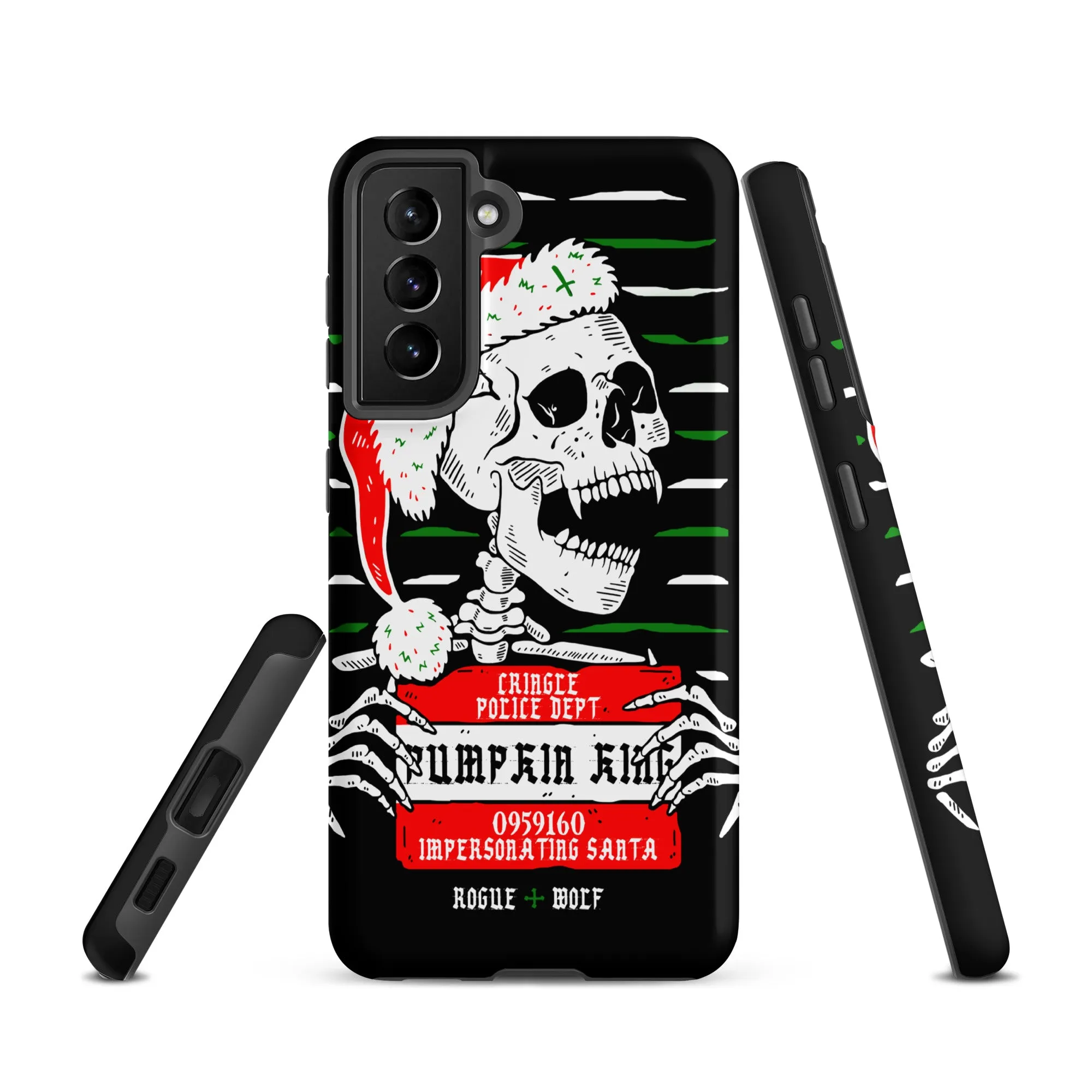 Pumpkin King Tough Phone Case for Samsung - Xmas Goth Anti-scratch Cover Witchy Christmas Gothic Gifts