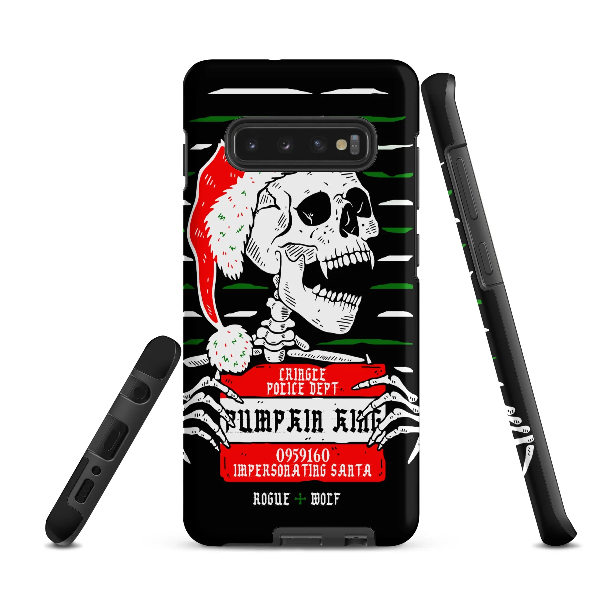 Pumpkin King Tough Phone Case for Samsung - Xmas Goth Anti-scratch Cover Witchy Christmas Gothic Gifts