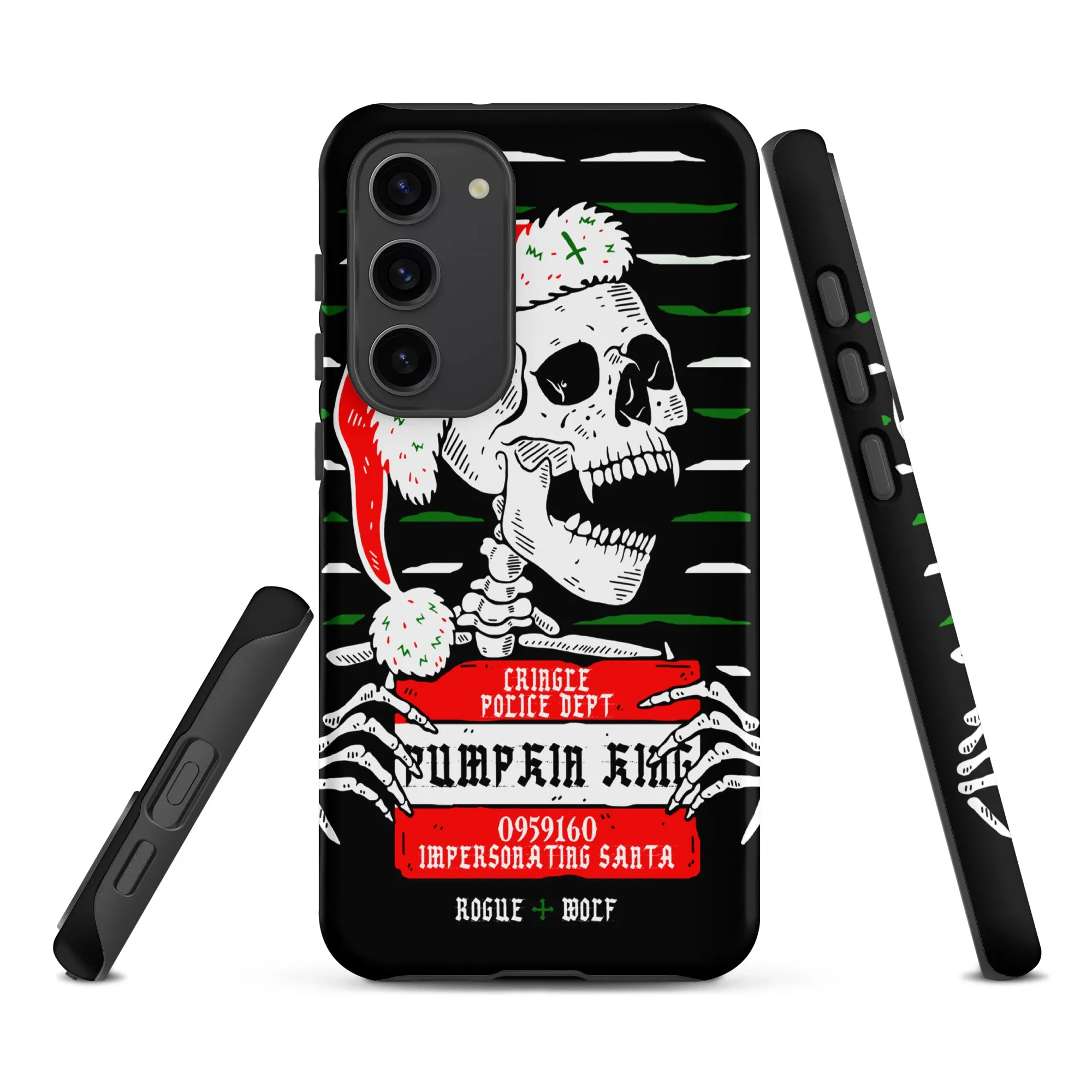 Pumpkin King Tough Phone Case for Samsung - Xmas Goth Anti-scratch Cover Witchy Christmas Gothic Gifts