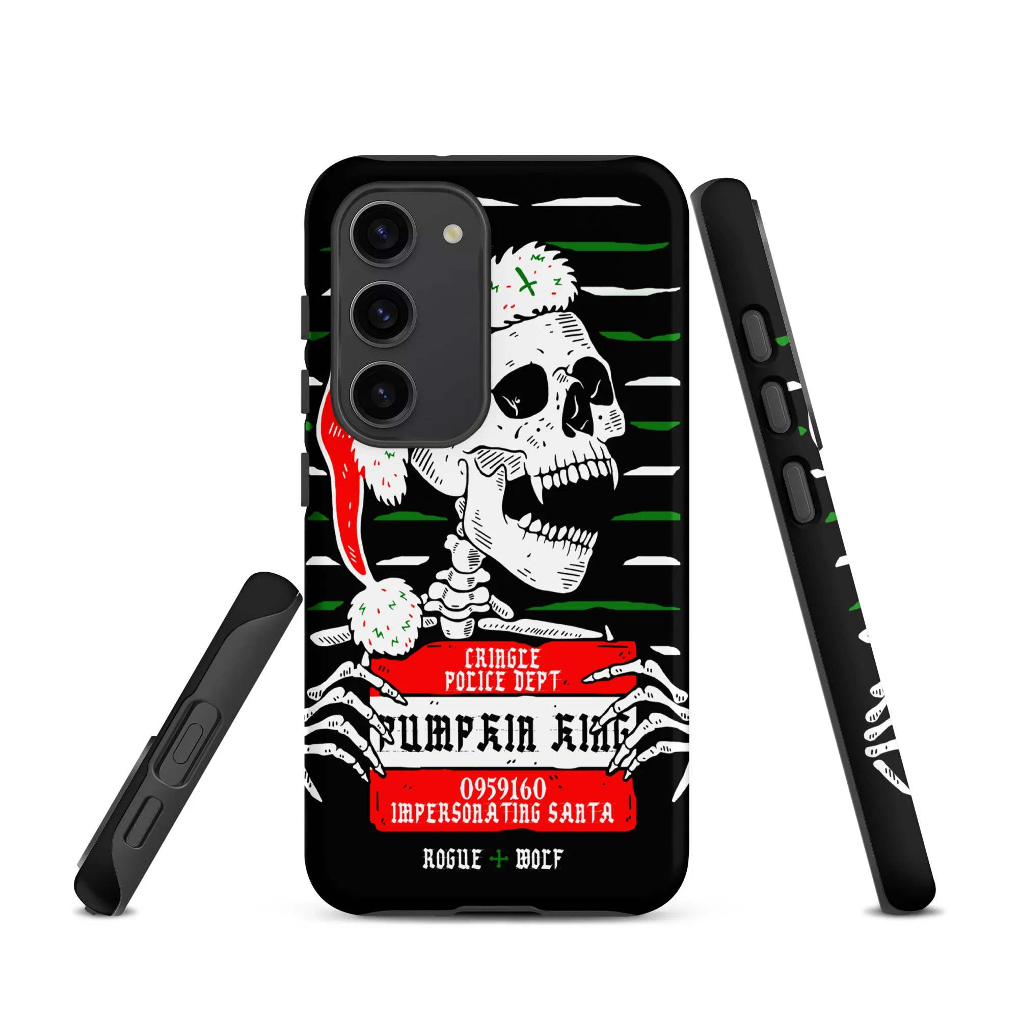 Pumpkin King Tough Phone Case for Samsung - Xmas Goth Anti-scratch Cover Witchy Christmas Gothic Gifts