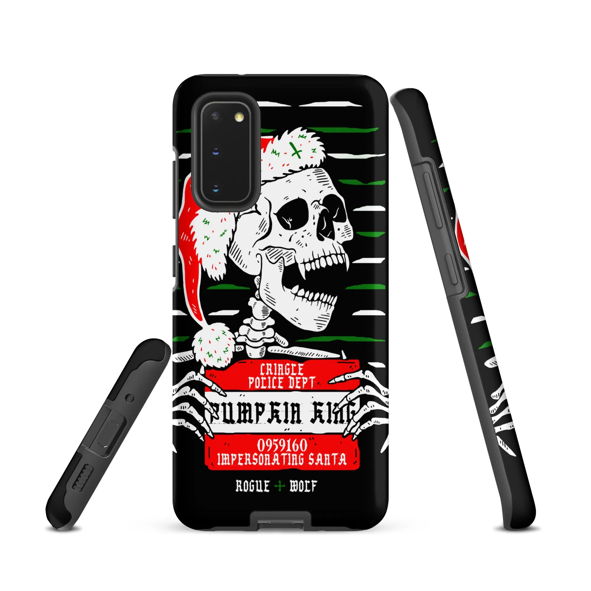 Pumpkin King Tough Phone Case for Samsung - Xmas Goth Anti-scratch Cover Witchy Christmas Gothic Gifts