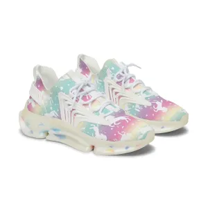 Rainbow Unicorn Women's Mesh Sneakers