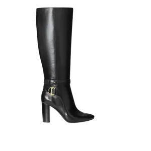 RALPH LAUREN - Leather Zip-up Boots