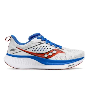 Saucony Mens Ride 17- White/Cobalt (S20924-105)