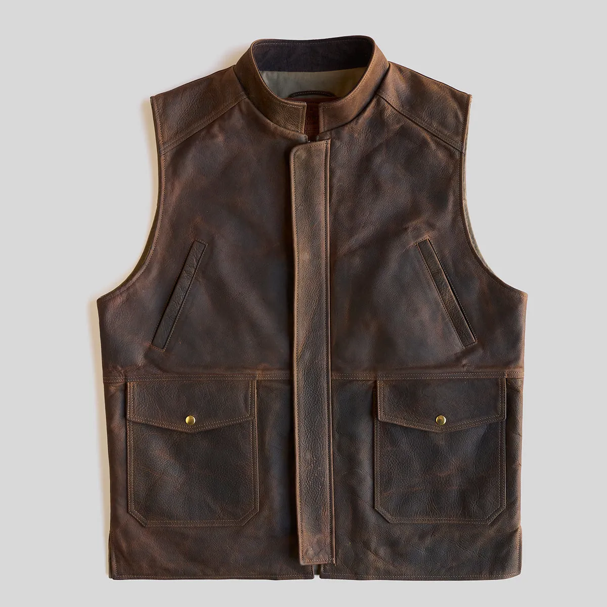 Shelby Bison Travel Vest No. 329 | Brown