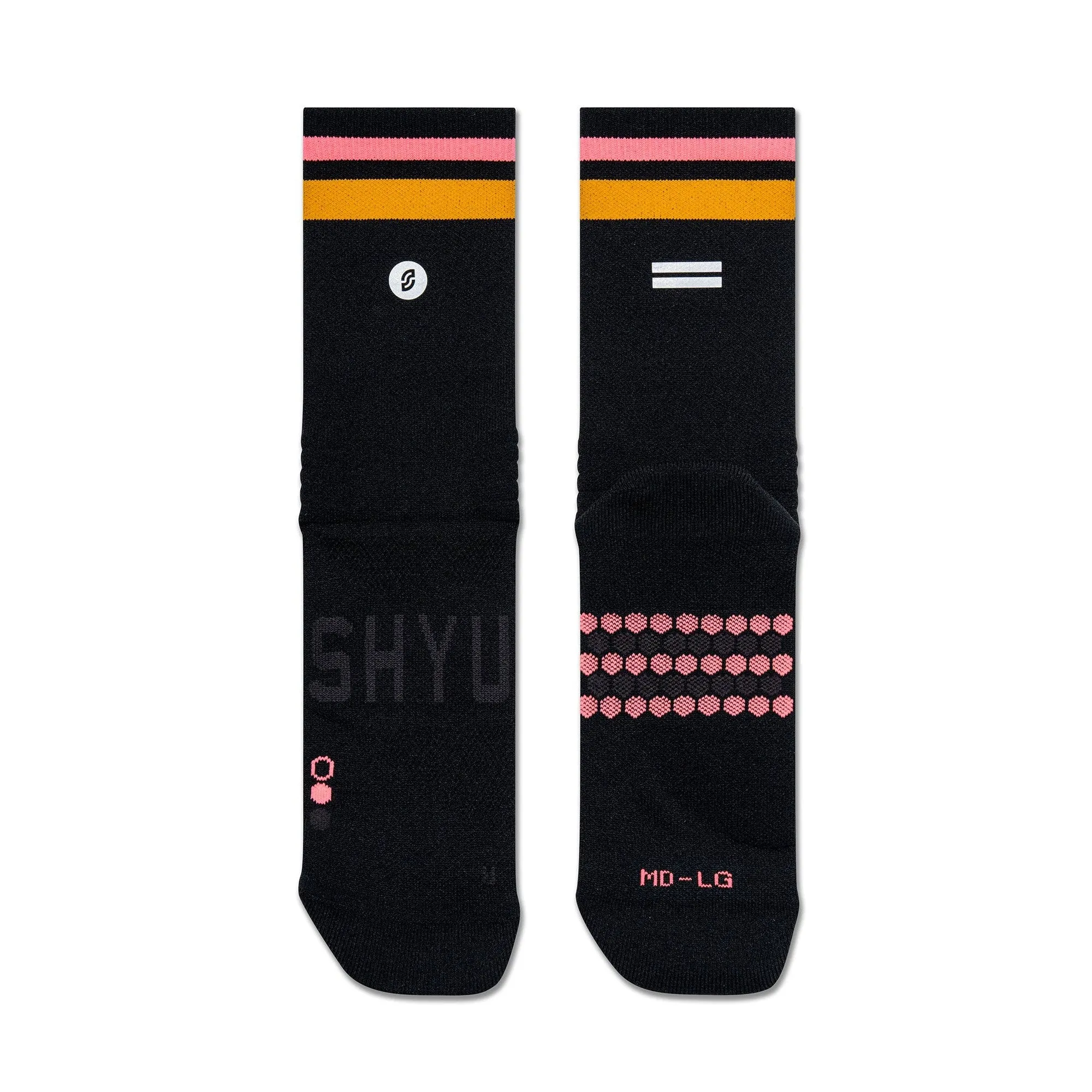 Shyu Racing Sock - Black | Orange | Salmon