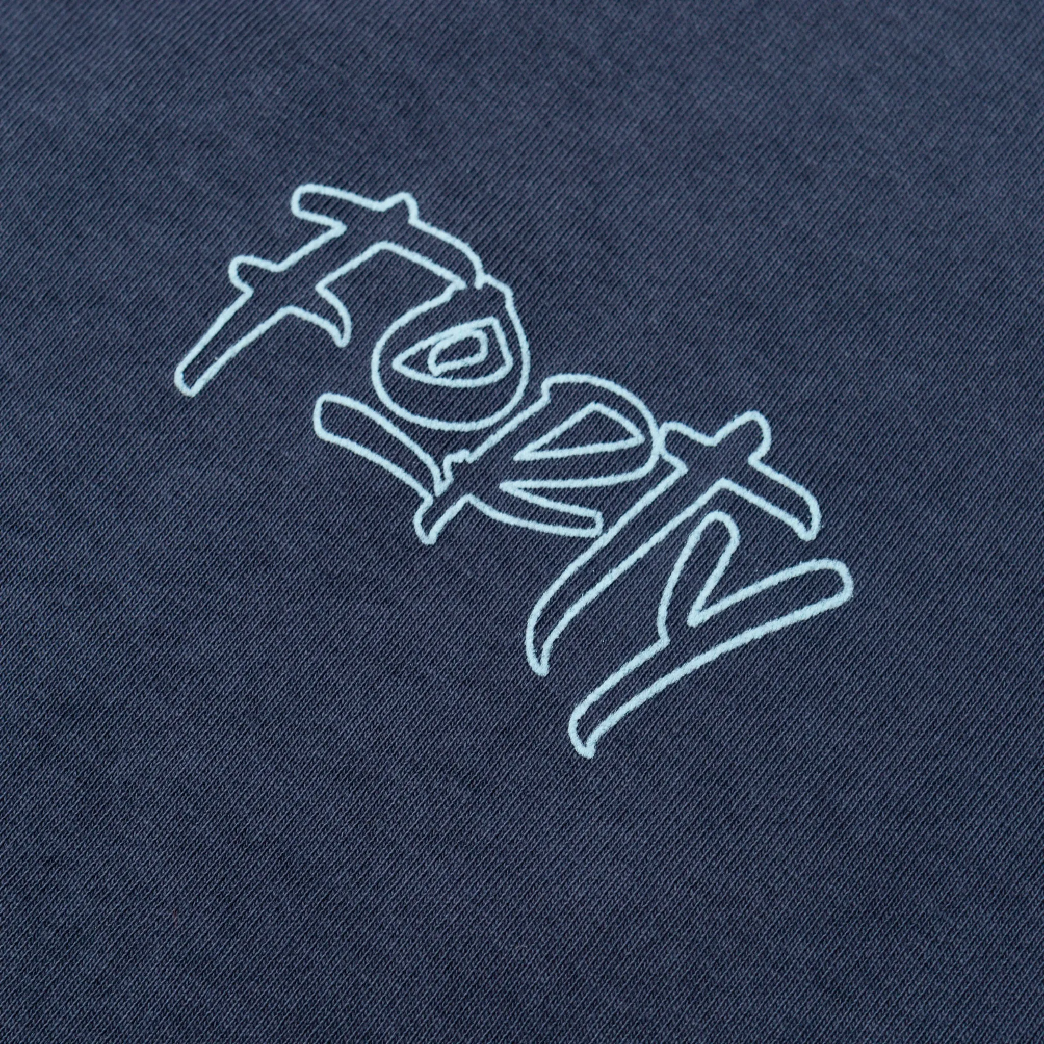 Sigmund Outline Tee (Faded Indigo)