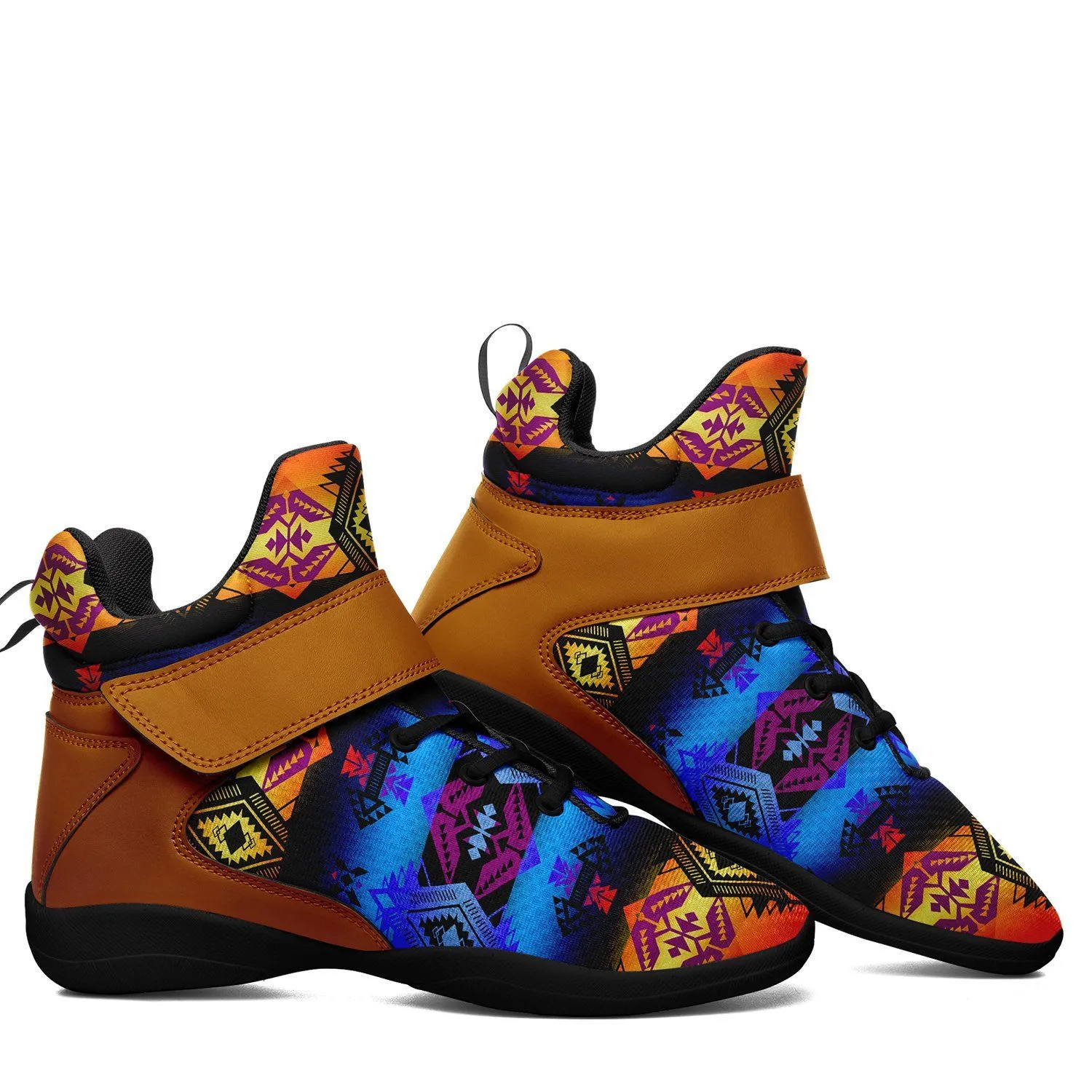 Sovereign Nation Sunset Ipottaa Basketball / Sport High Top Shoes - Black Sole