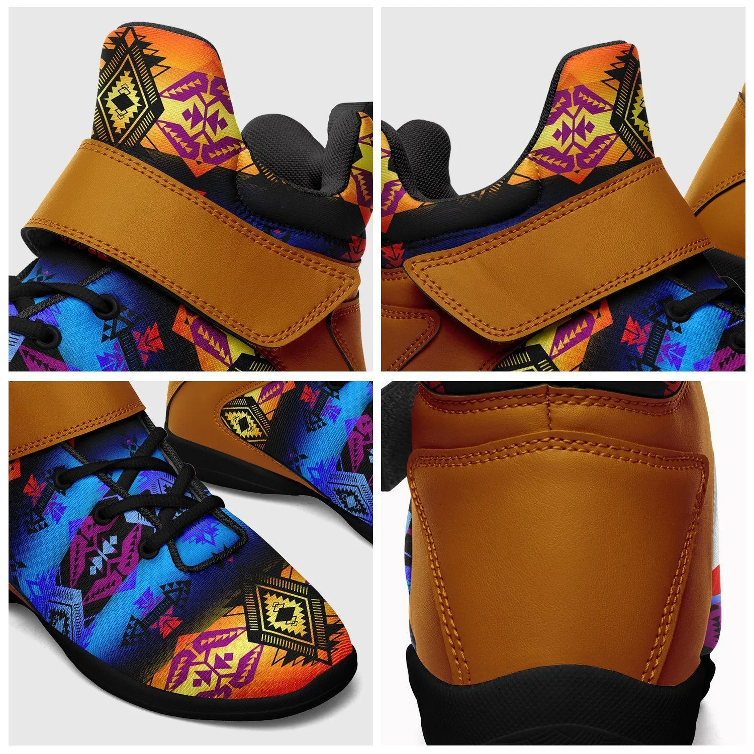 Sovereign Nation Sunset Ipottaa Basketball / Sport High Top Shoes - Black Sole