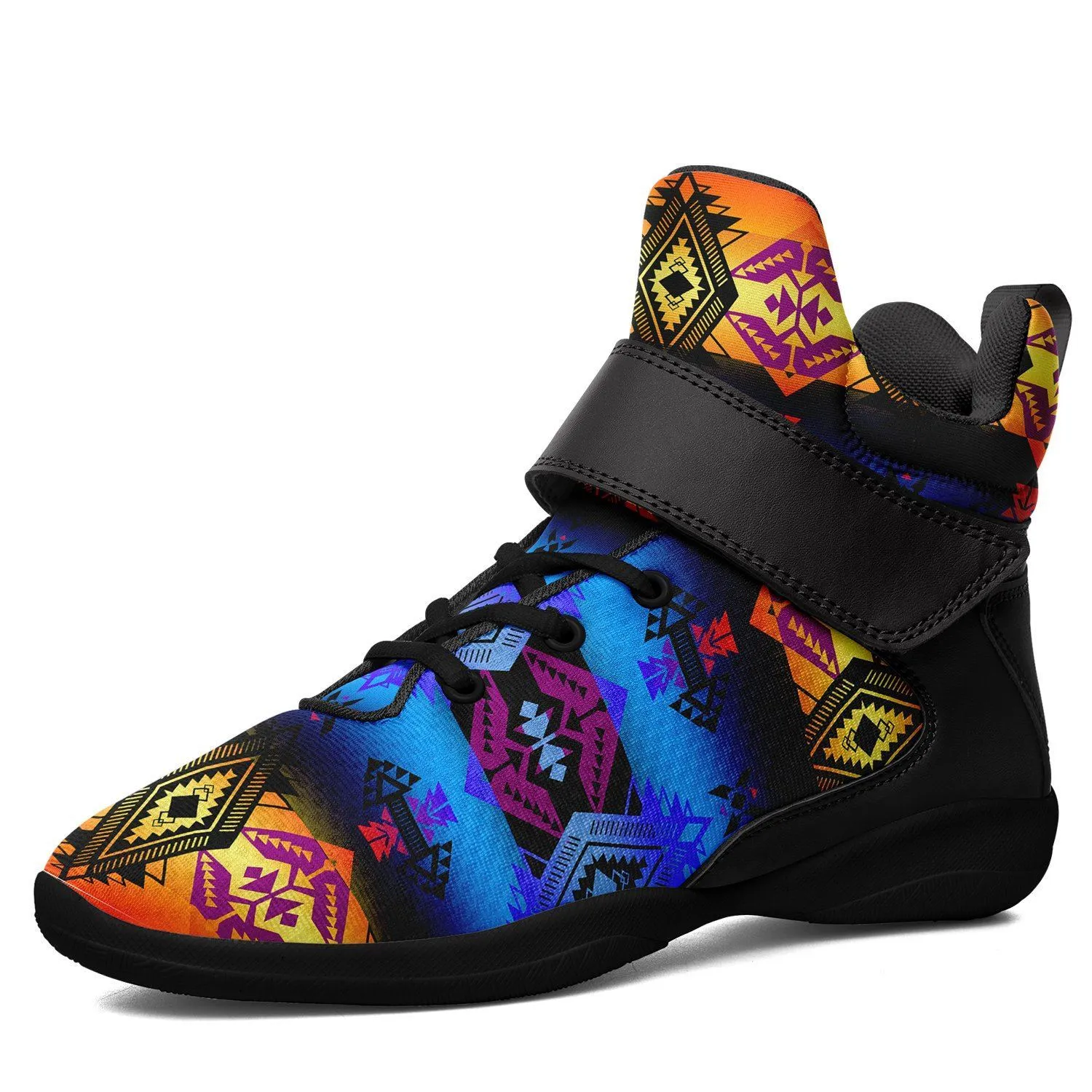 Sovereign Nation Sunset Ipottaa Basketball / Sport High Top Shoes - Black Sole