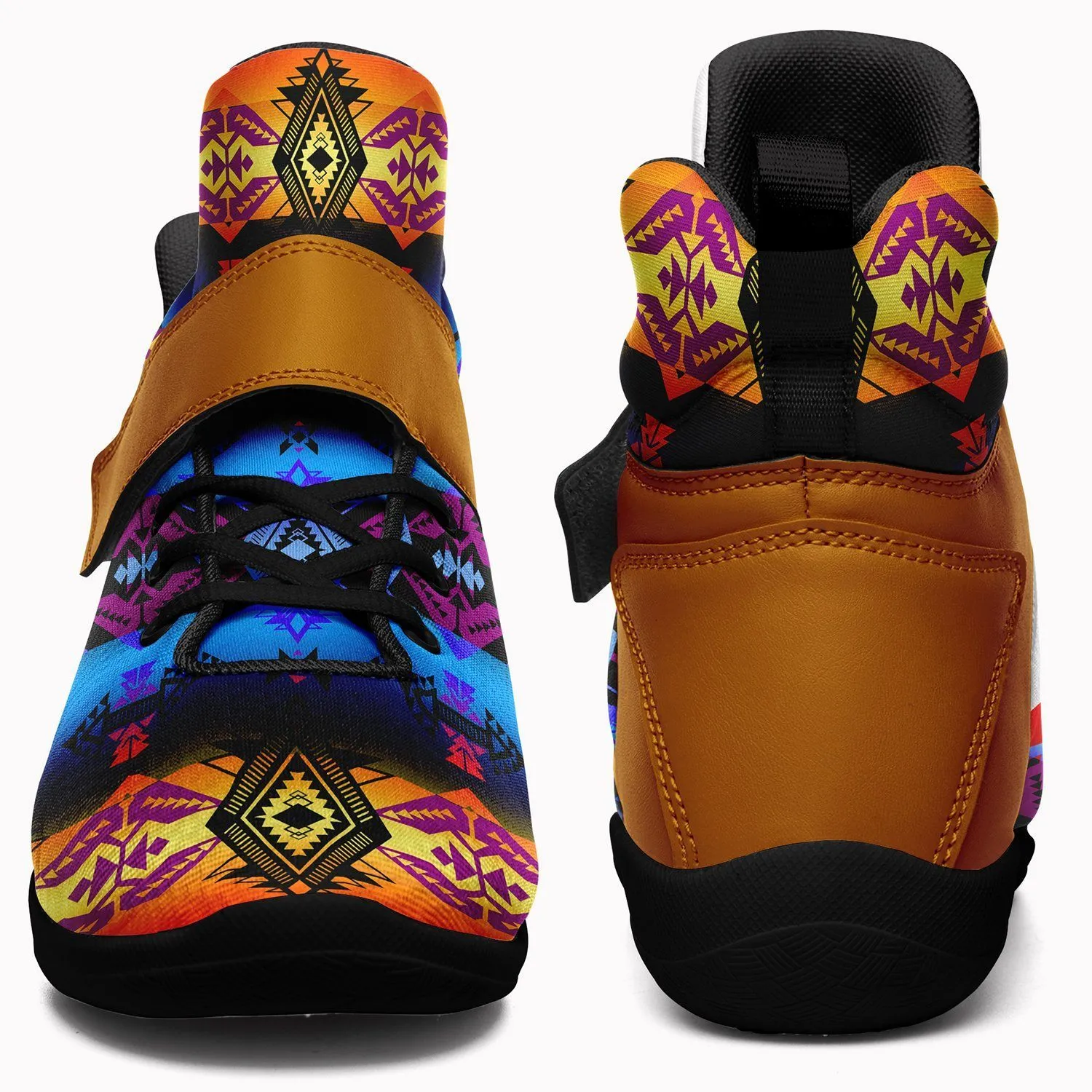 Sovereign Nation Sunset Ipottaa Basketball / Sport High Top Shoes - Black Sole