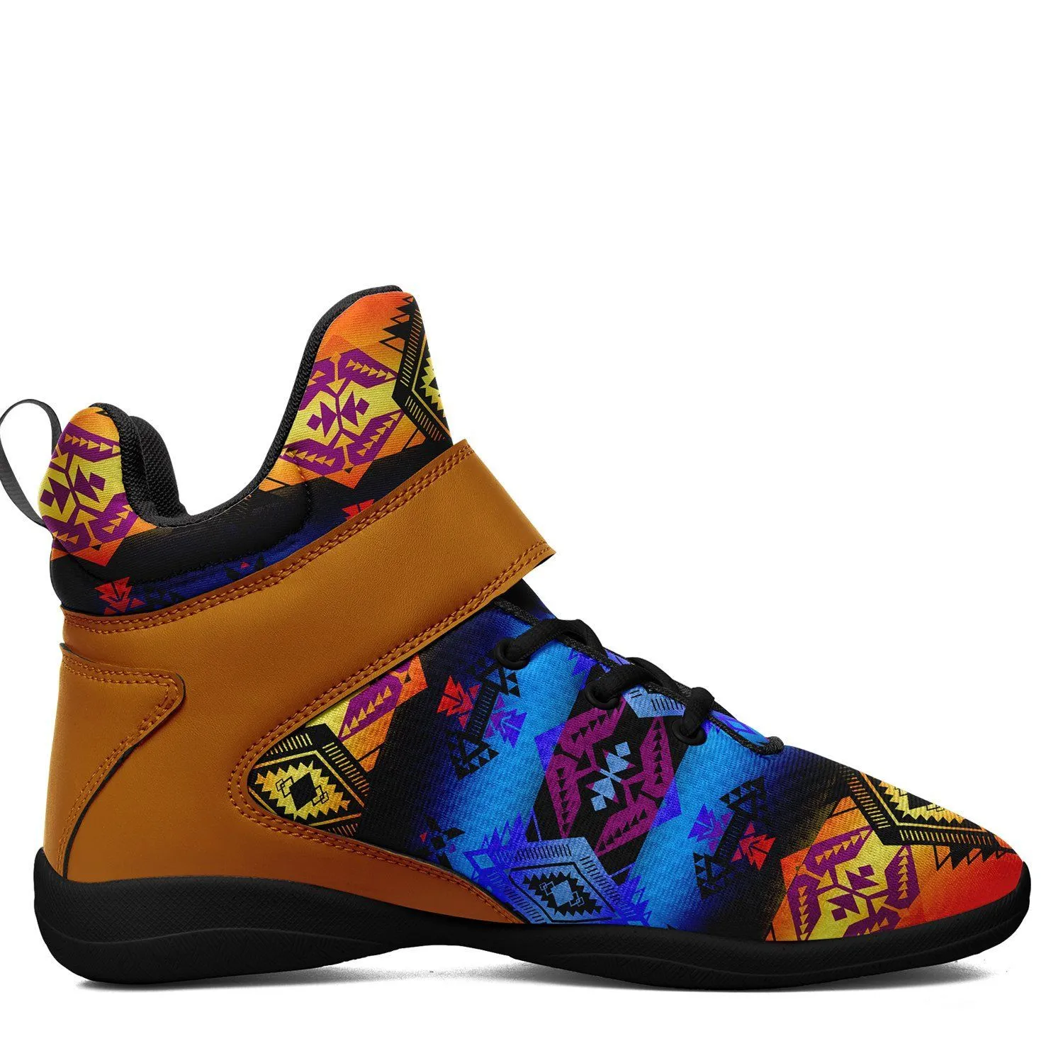 Sovereign Nation Sunset Ipottaa Basketball / Sport High Top Shoes - Black Sole