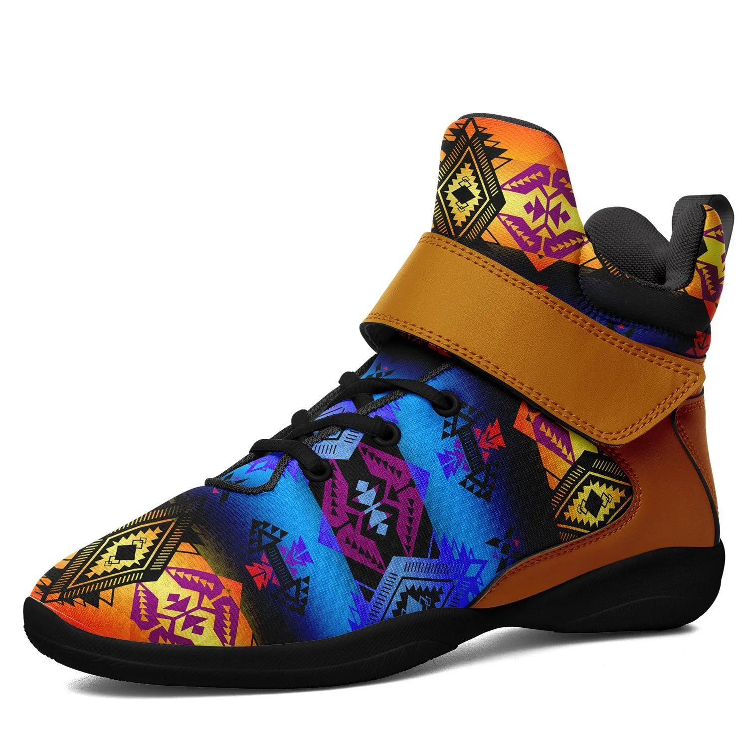 Sovereign Nation Sunset Ipottaa Basketball / Sport High Top Shoes - Black Sole