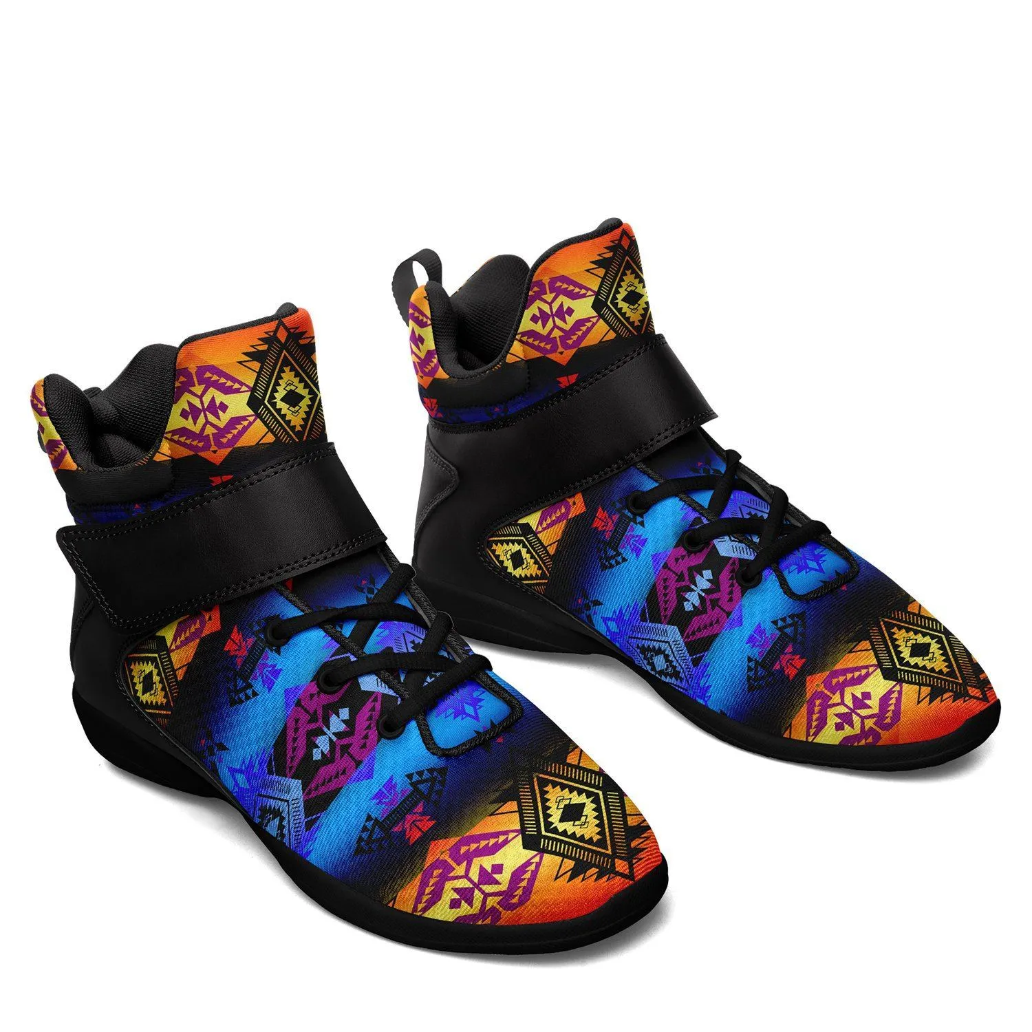 Sovereign Nation Sunset Ipottaa Basketball / Sport High Top Shoes - Black Sole