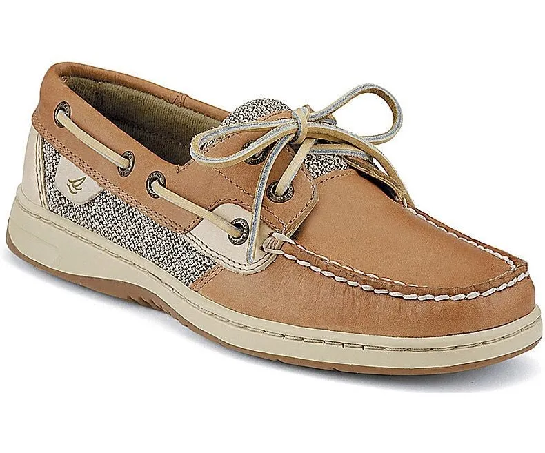 Sperry Women's Bluefish 2-Eye Boat Shoe Linen Oat