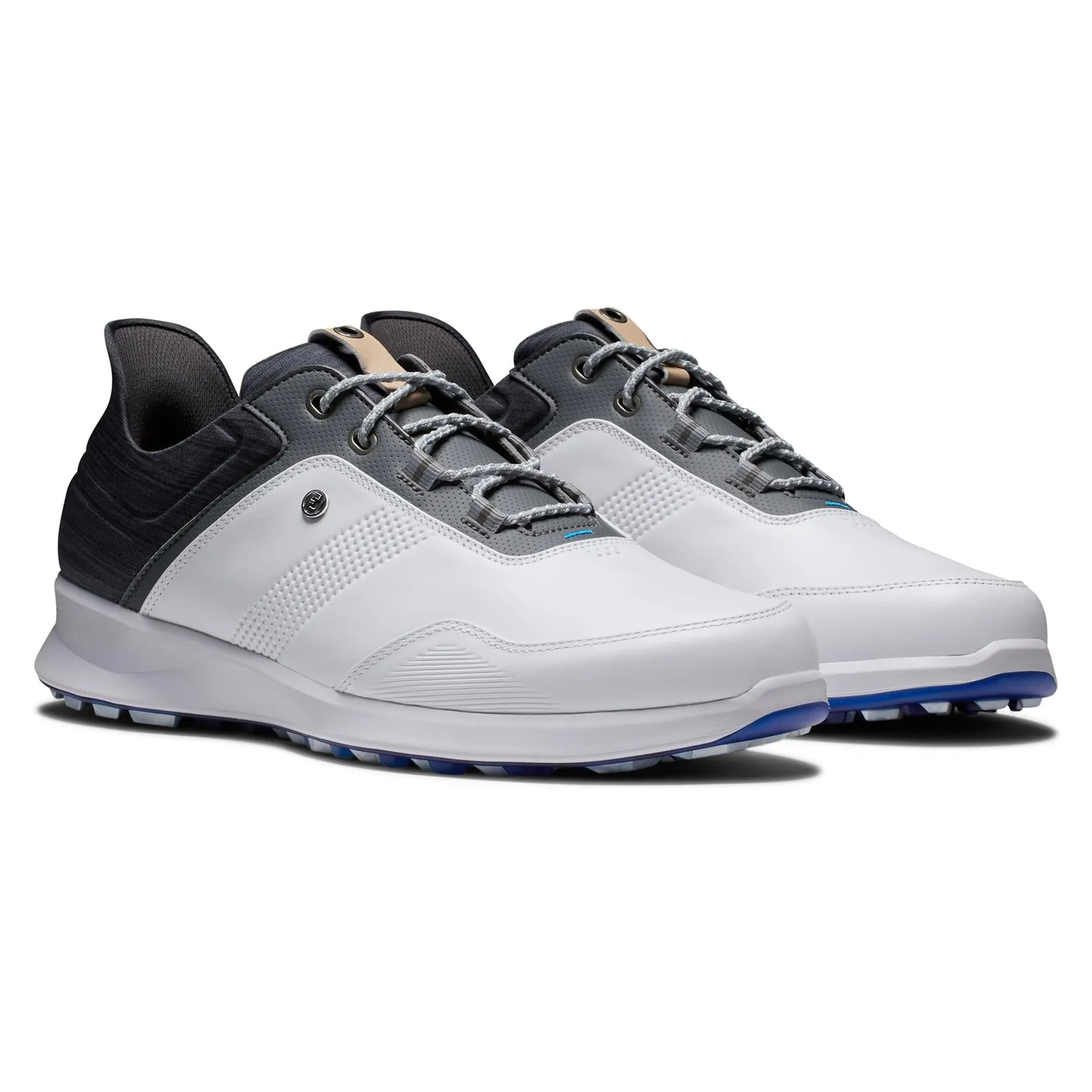 Stratos Spikeless Golf Shoe White/Charcoal - AW23