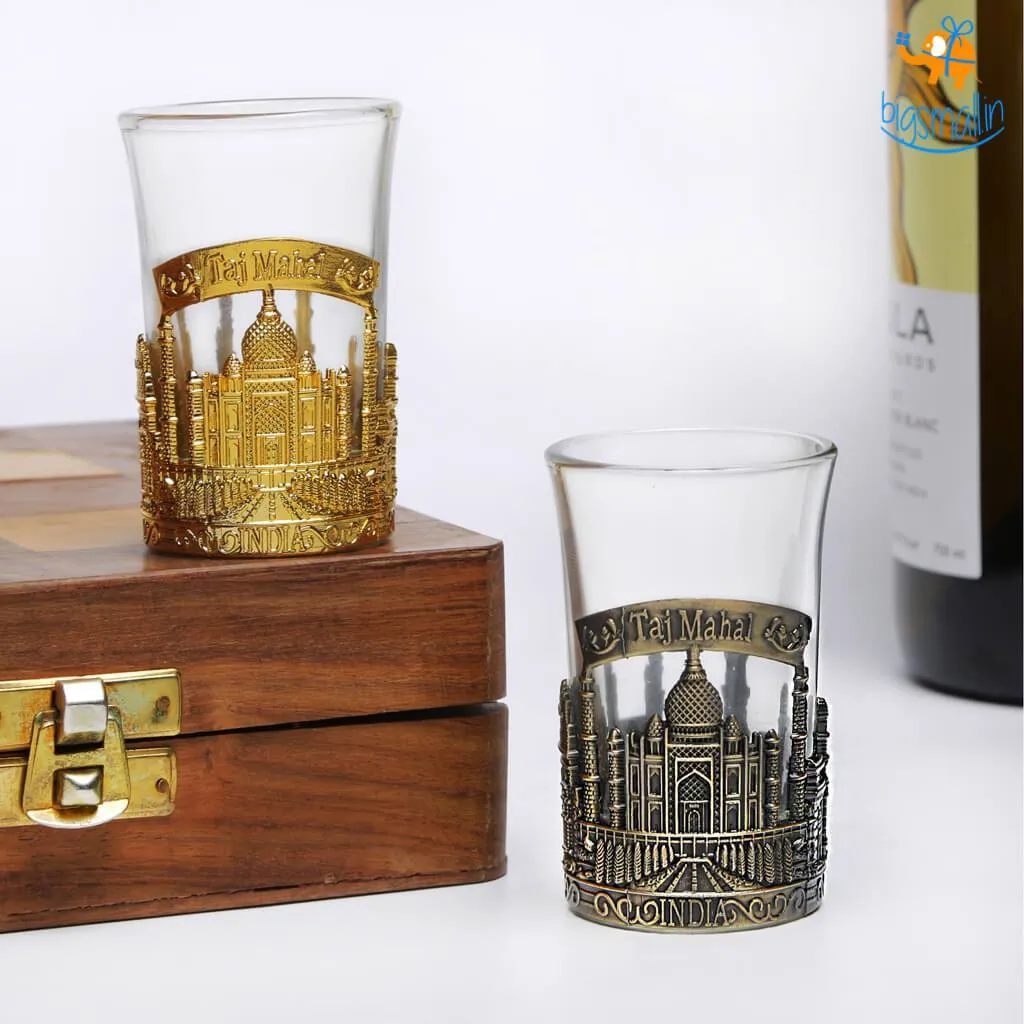 Taj Mahal Vintage Shot Glass