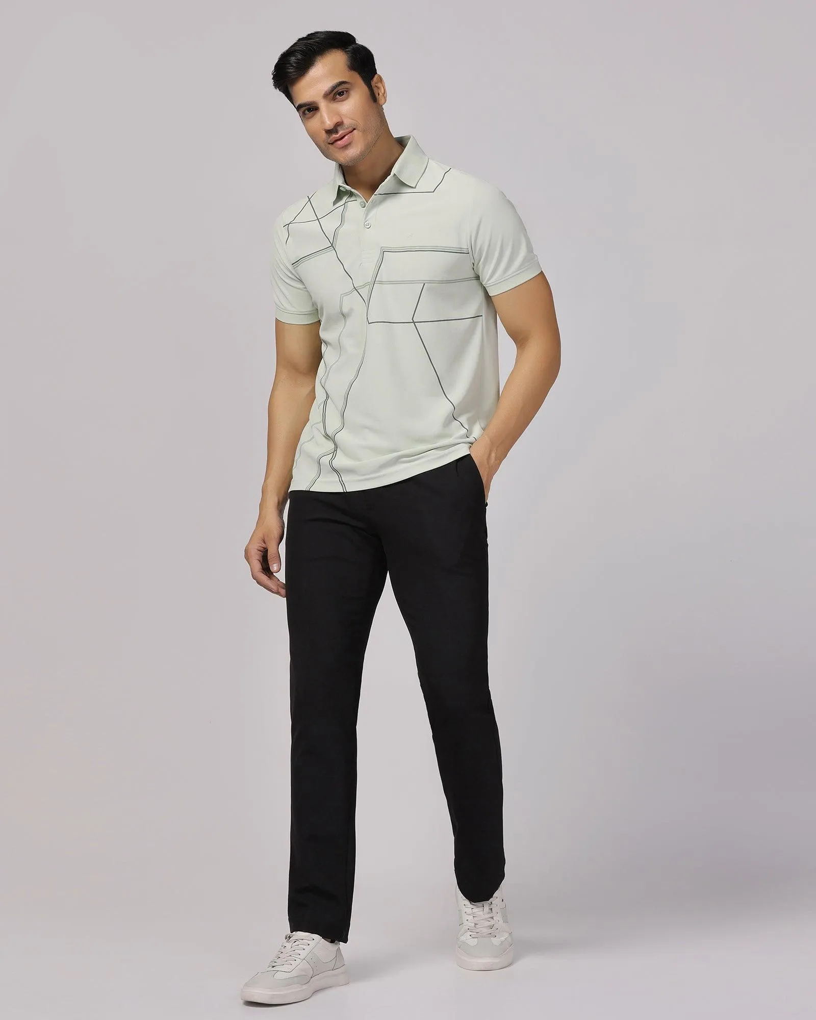 TechPro Polo Mint Solid T-Shirt - Crocs