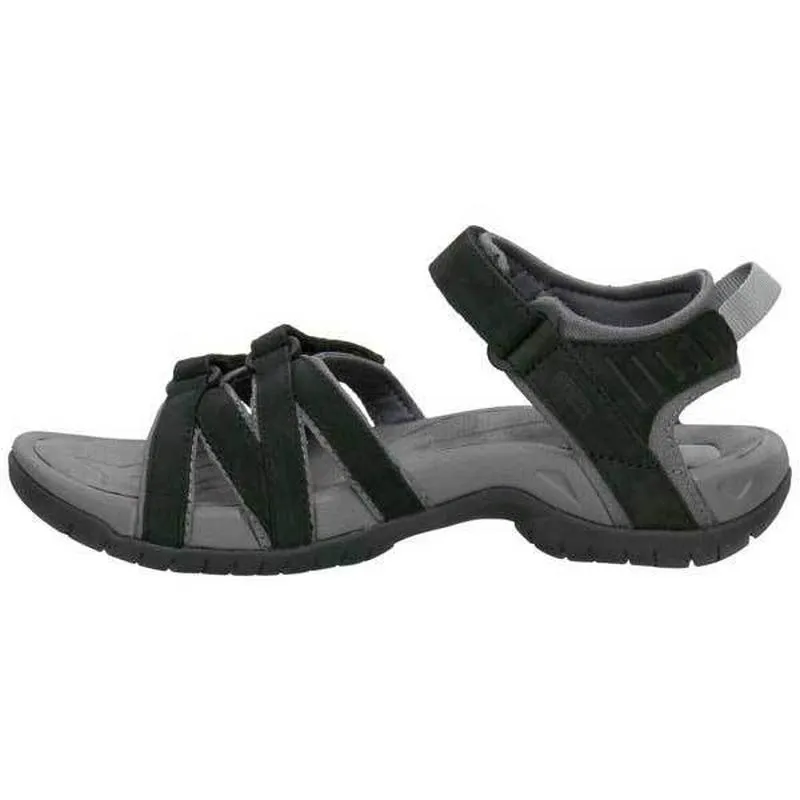 Teva Tirra Leather Women's Walking Sandals - Black