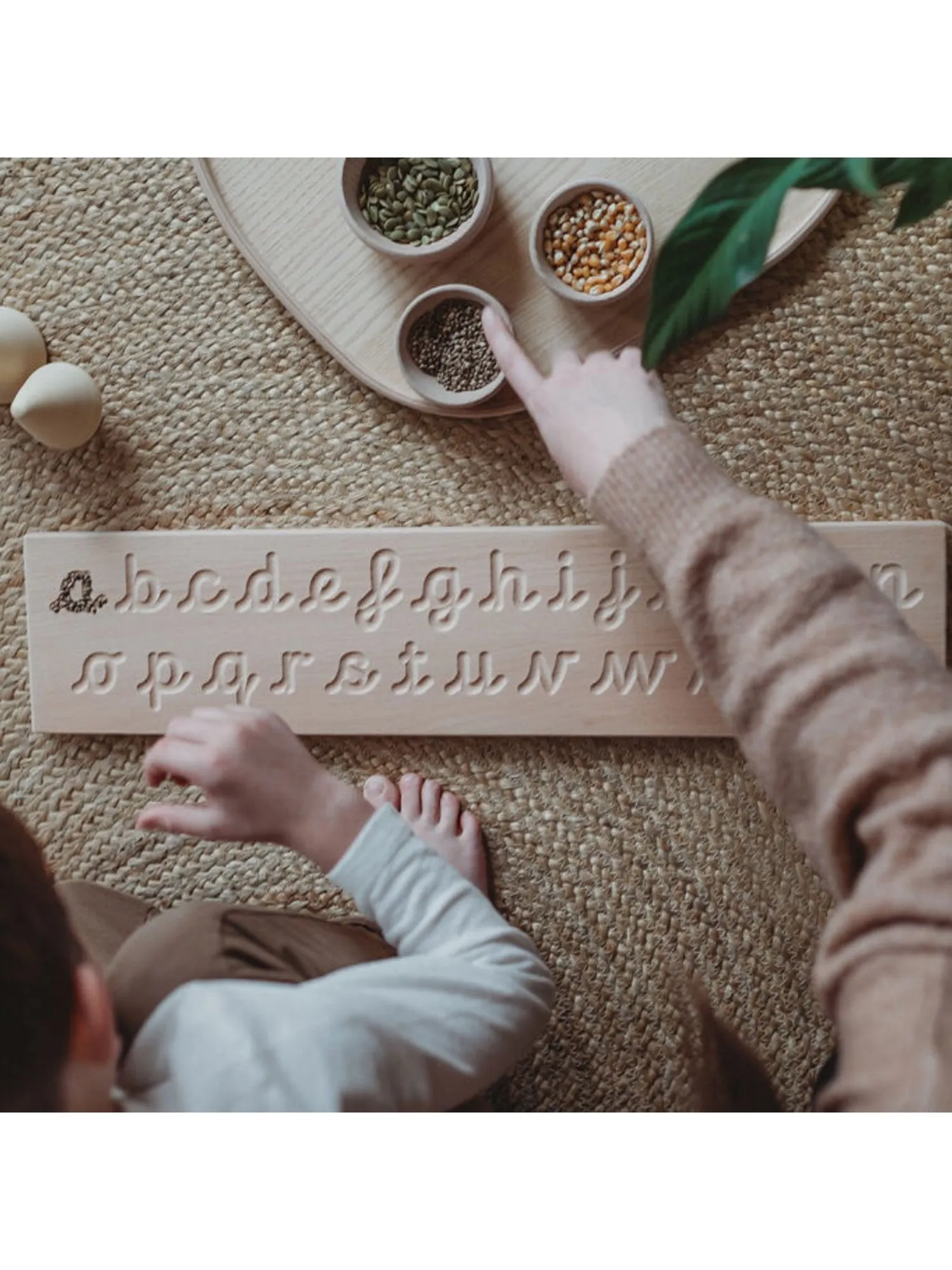 The Little Coach House Cursive Alphabet Board