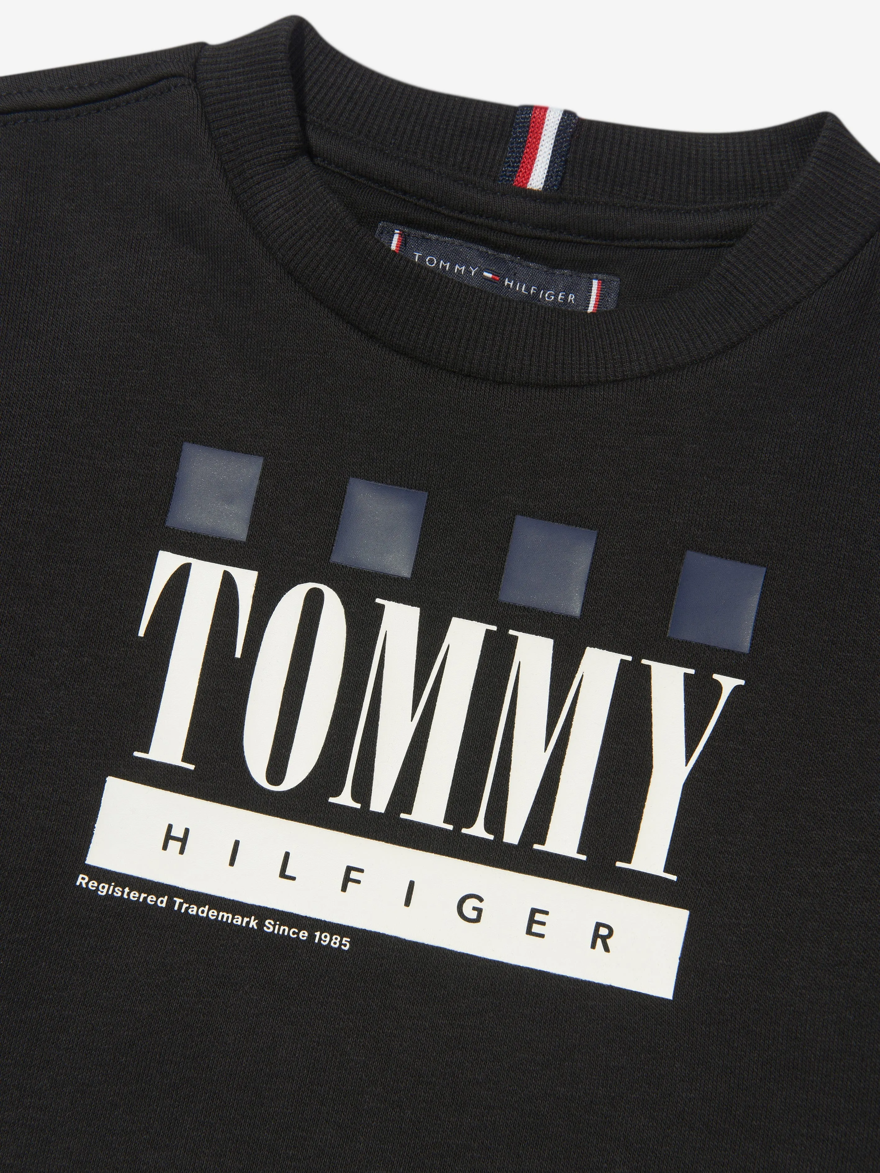 Tommy Hilfiger Boys Checker Board Logo Sweatshirt