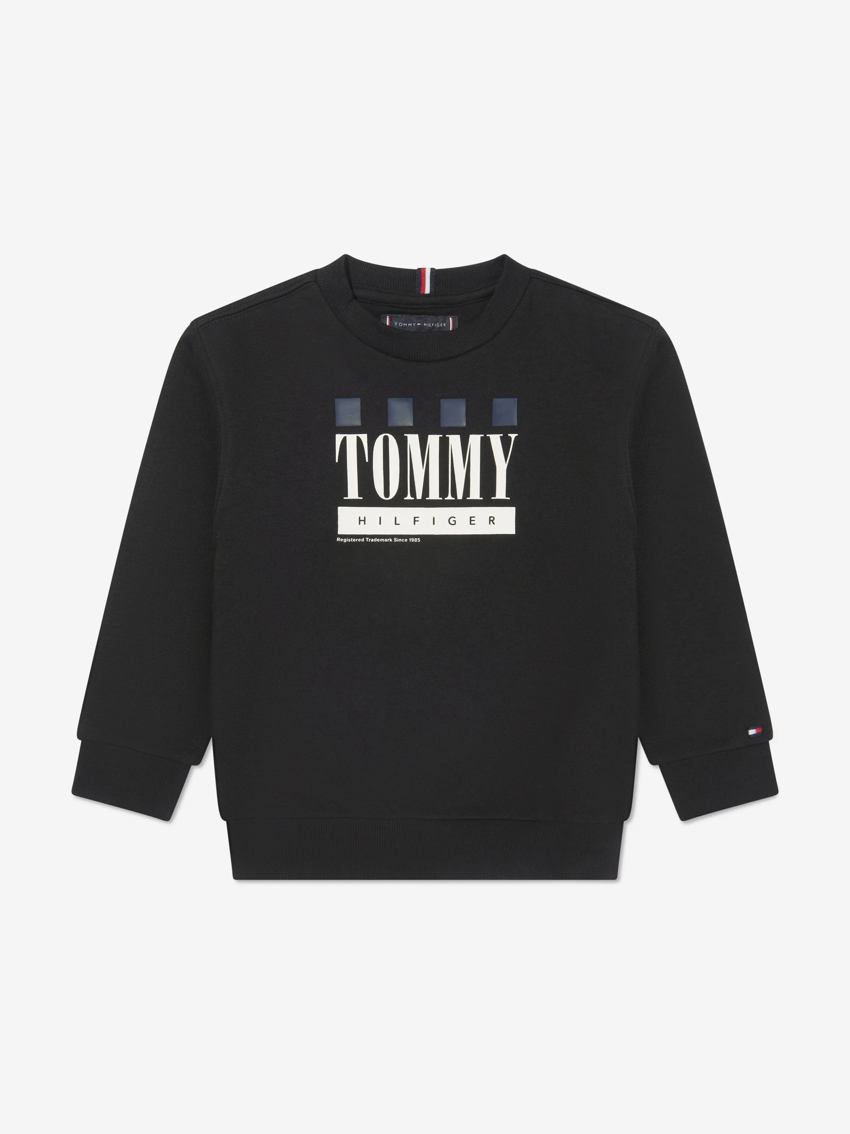 Tommy Hilfiger Boys Checker Board Logo Sweatshirt