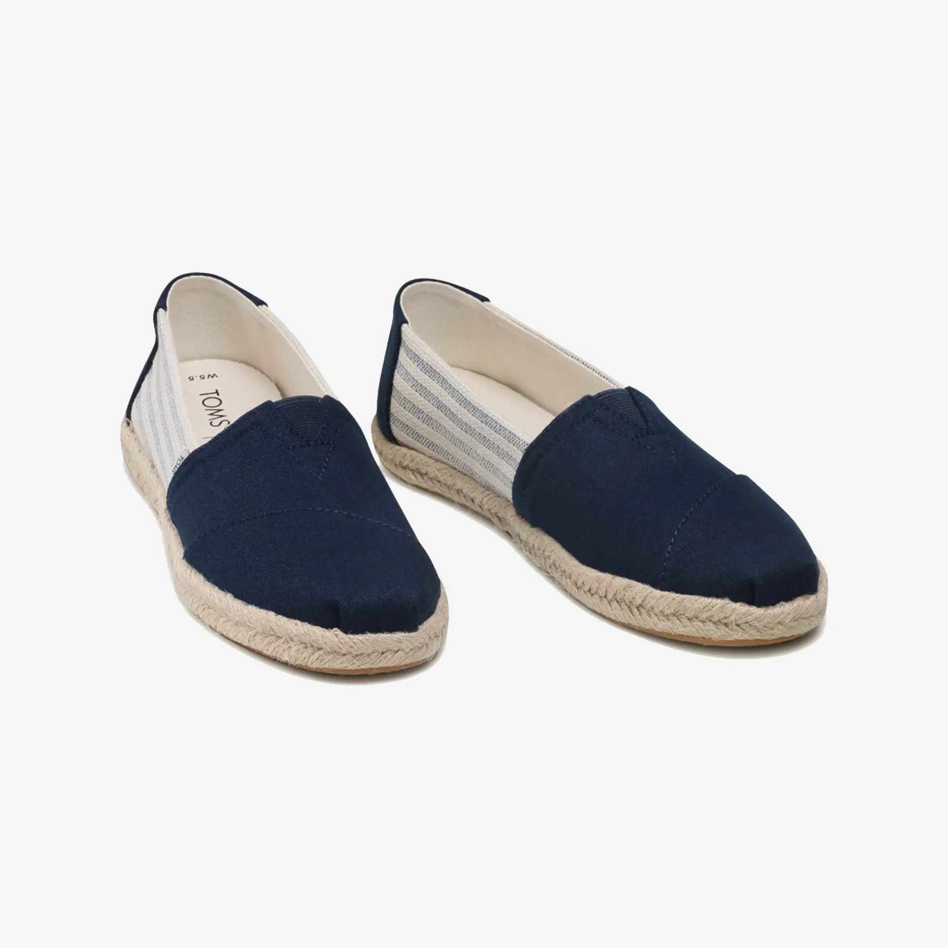 Toms | WMN'S ESPADRILLE ALPARGATA  { NAVY / DENIM BLUE