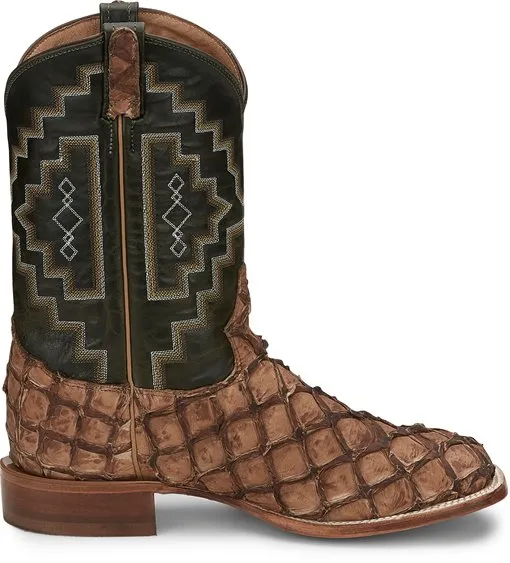 TONY LAMA MEN'S LEVIATHAN PIRARUCU WESTERN BOOT - 6082