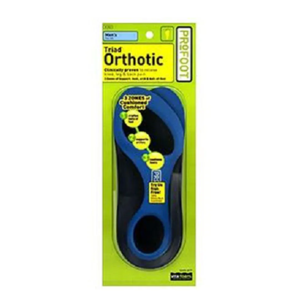 Triad 11601 Orthotic Insoles, 1 Pair