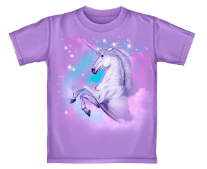 Unicorn Adult Lavender Tee Shirt (Adult Small