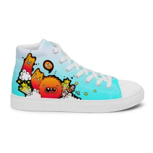 Unisex high top canvas shoes -Let'go