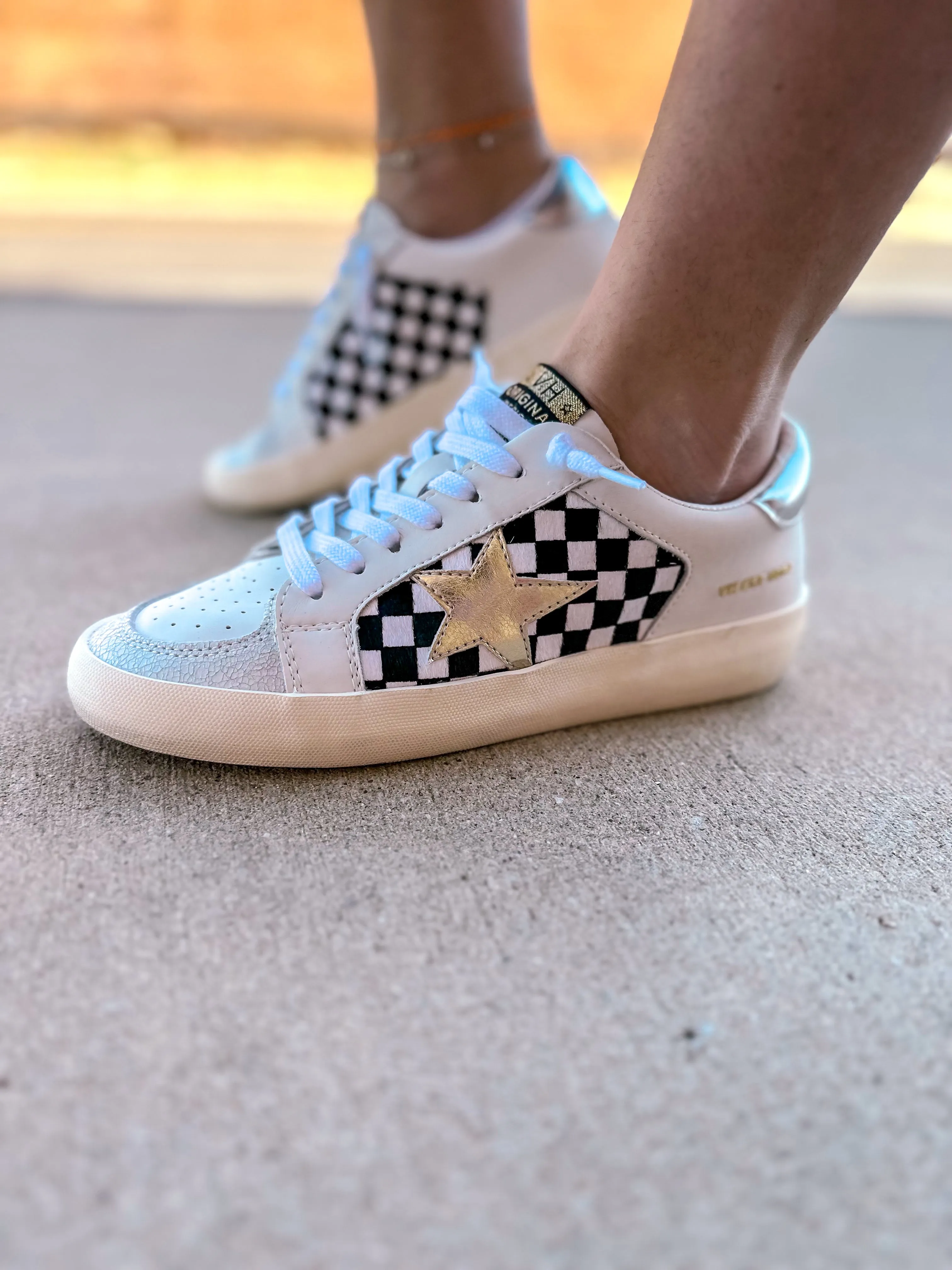 Vintage Havana Nicolette Checkered Sneakers