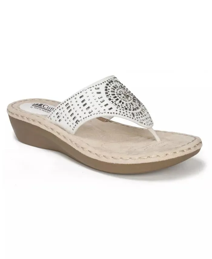 WHITE MOUNTAIN -  Comfort Thong Slippers