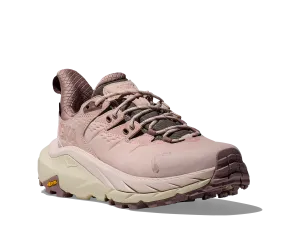 Women's Hoka Kaha 2 Low GTX Color: Cosmic Pearl/Oat Milk