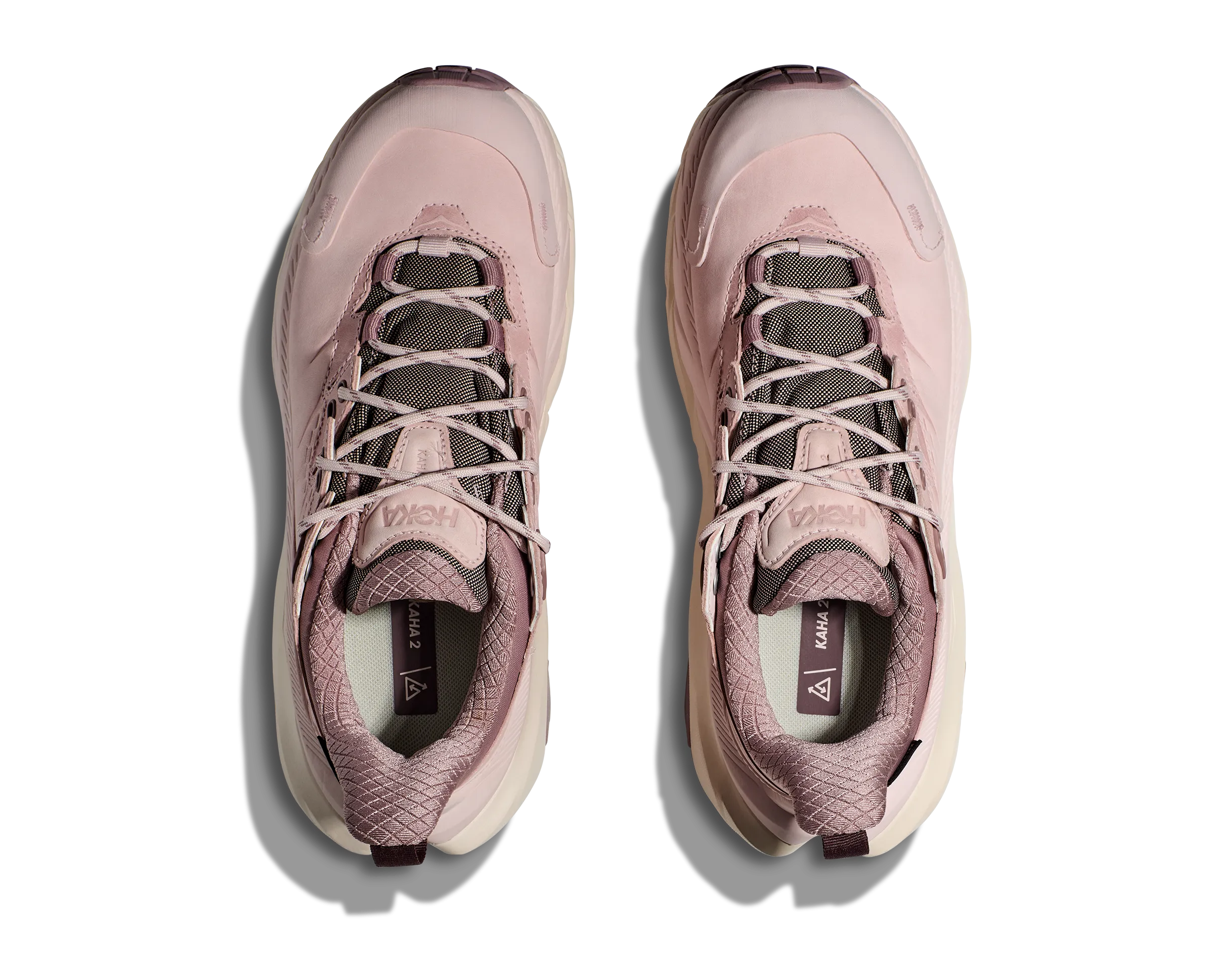 Women's Hoka Kaha 2 Low GTX Color: Cosmic Pearl/Oat Milk