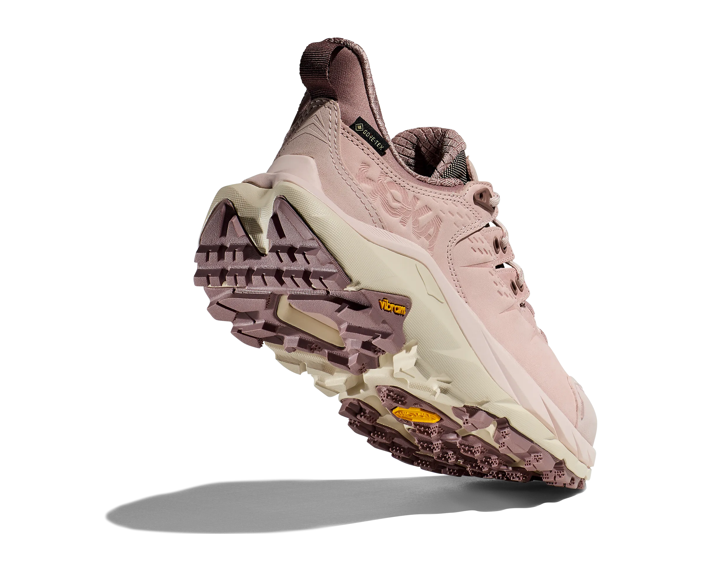 Women's Hoka Kaha 2 Low GTX Color: Cosmic Pearl/Oat Milk