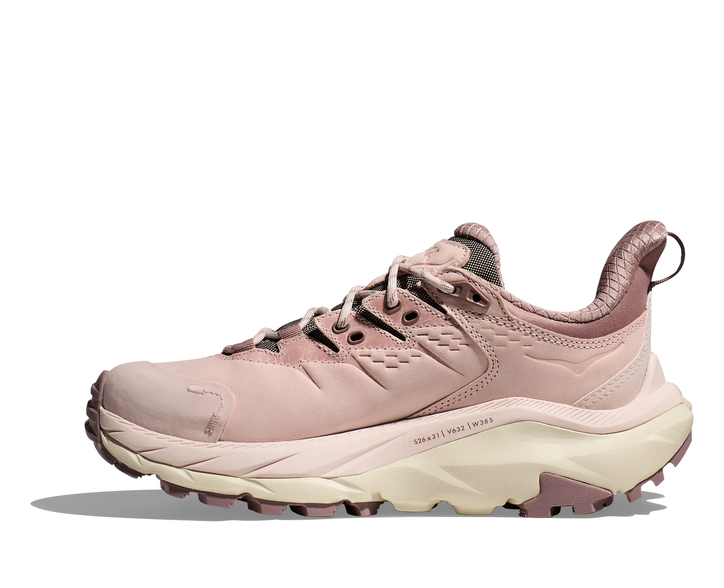 Women's Hoka Kaha 2 Low GTX Color: Cosmic Pearl/Oat Milk