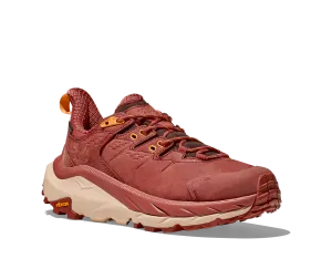 Women's Hoka Kaha 2 Low GTX Color: Hot Sauce / Shifting Sand